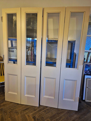 White internal glazed panel - white,