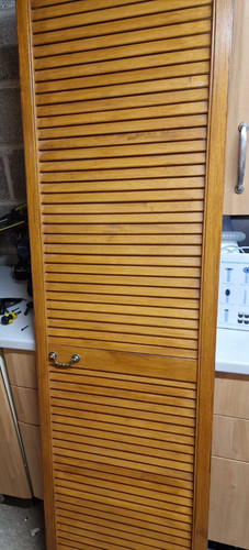 Pine louvre door - 78, 21