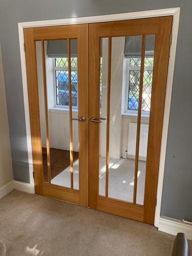 Solid wooden double glass - solid,