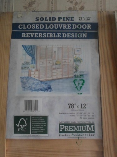 Louvre doors solid pine - solid,
